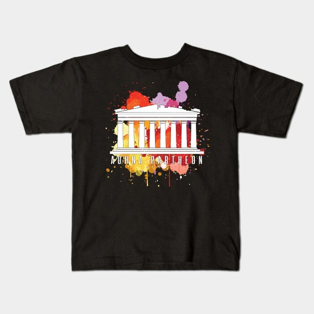 'Parthenon of Athens Greece' Athens Greek Mythology Gift Kids T-Shirt by ourwackyhome